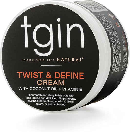 Tgin Twist And Define Cream For Natural Hair, 12Oz