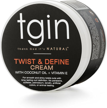 Tgin Twist And Define Cream For Natural Hair, 12Oz By Thank God It'S Natural, Llc