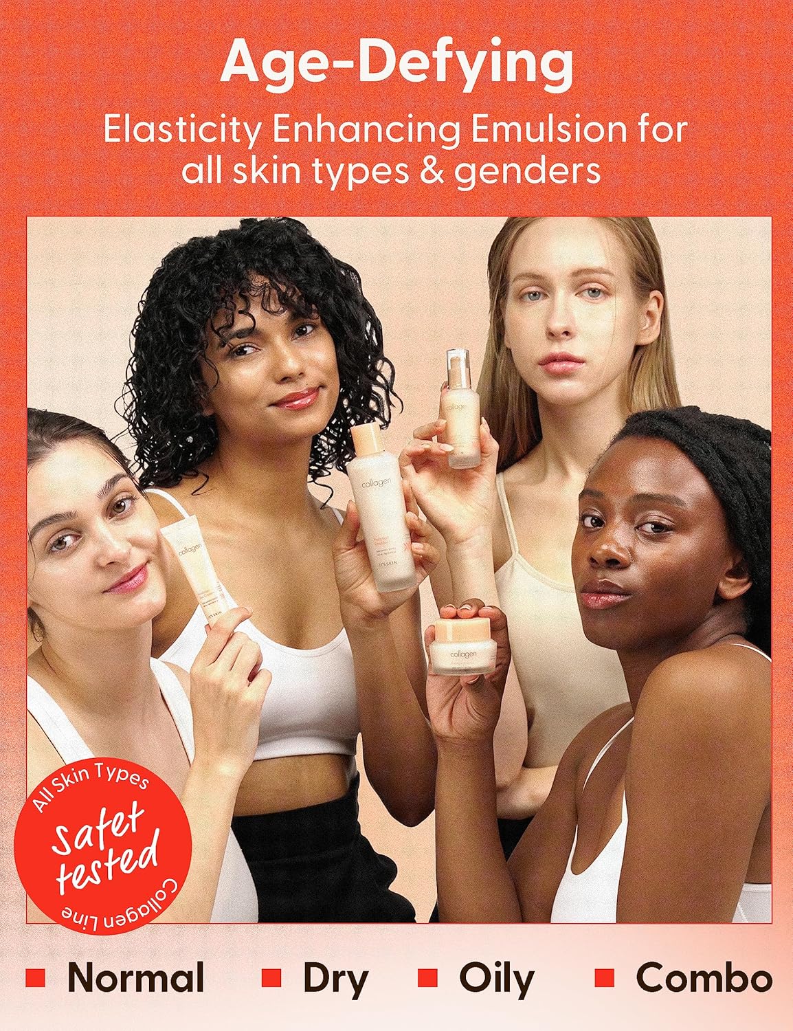 It'S Skin Collagen Nutrition Emulsion - Marine Collagen Volume & Firming Facial Lotion, Intense Revitalizing & Elasticity For Rough And Aging Skin, 5.07 Fl.Oz. : Beauty & Personal Care