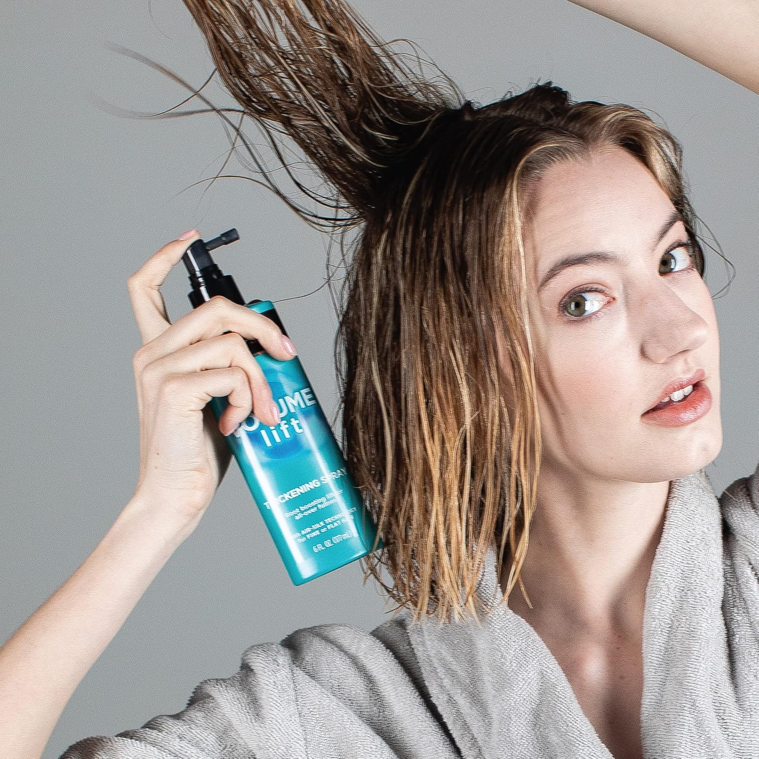 John Frieda Volume Lift Thickening Spray for Fine or Flat Hair - Instant Root Booster with Air-Silk Technology - 6 Ounces : Beauty Products : Beauty & Personal Care