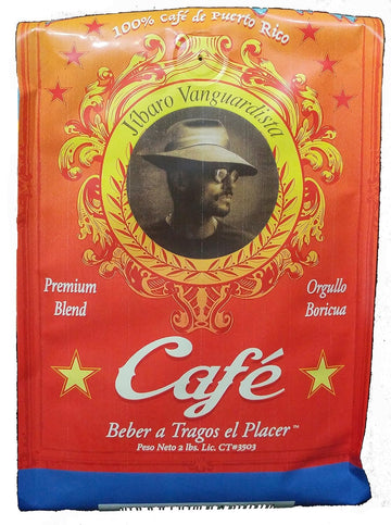 Draco Rosa Coffee - Organic Ground Puerto Rican Coffee Includes 2 Envelopes Of Sason Accent
