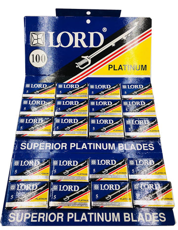 Lord Superior Platinum Razor Blades, 100 Blades