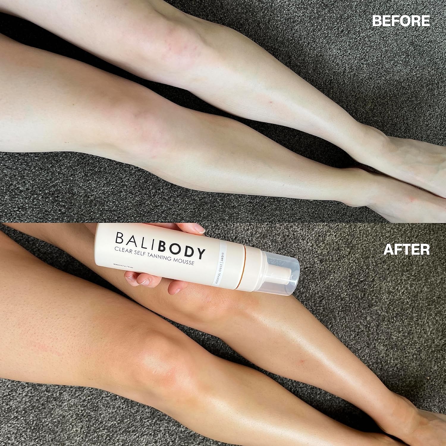 Bali Body Light Zero Transfer Clear Self Tanning Mousse 200 ml : Amazon.co.uk: Beauty