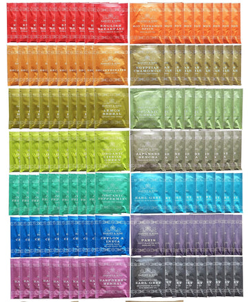 Harney & Sons Assorted Tea Bag Sampler 140 Count Great For Breakrooms, Offices, Food Service Tea Sampler