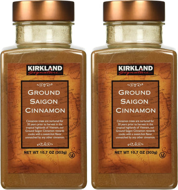 Kirkland Signature Kirkland Saigon Cinnamon 10.7 Oz Bottles( Pack Of 2) - 21.4 Oz Total
