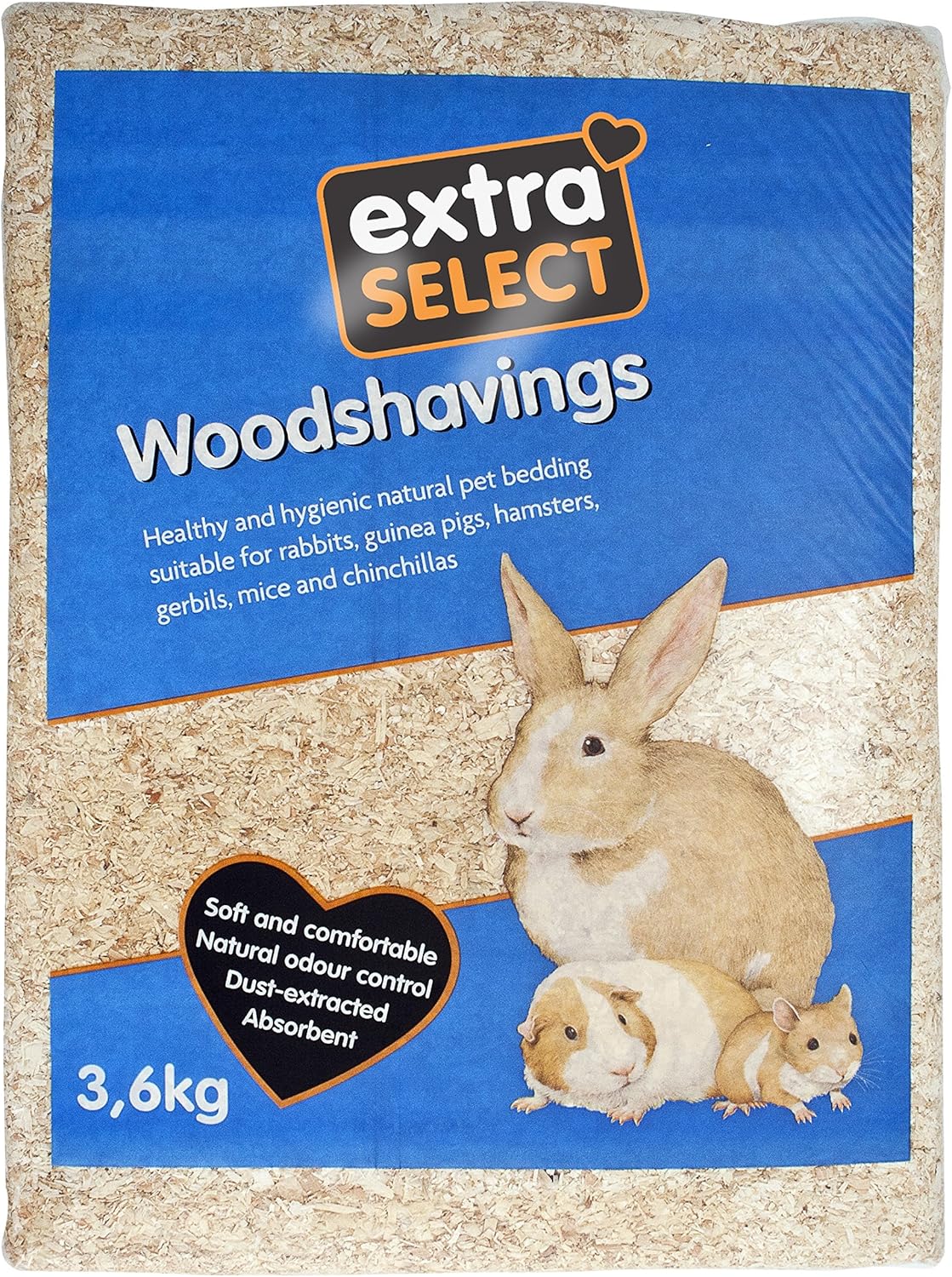 Extra Select Shavings Comp Bale, Large, 3.6 Kg :Pet Supplies