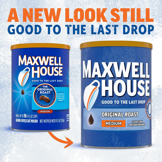 Maxwell House The Original Roast Medium Roast Ground Coffee, 11.5 Oz Canister