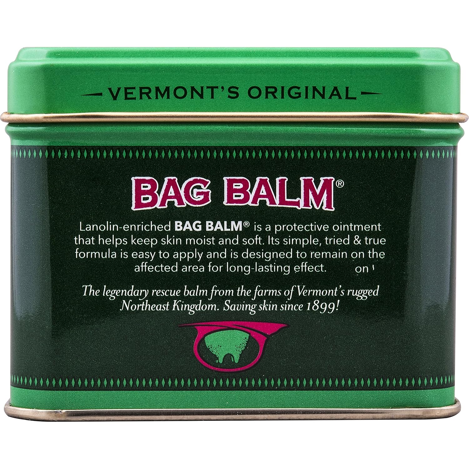 Bag Balm Vermont'S Original For Dry Chapped Skin Conditions 8 Ounce Tin