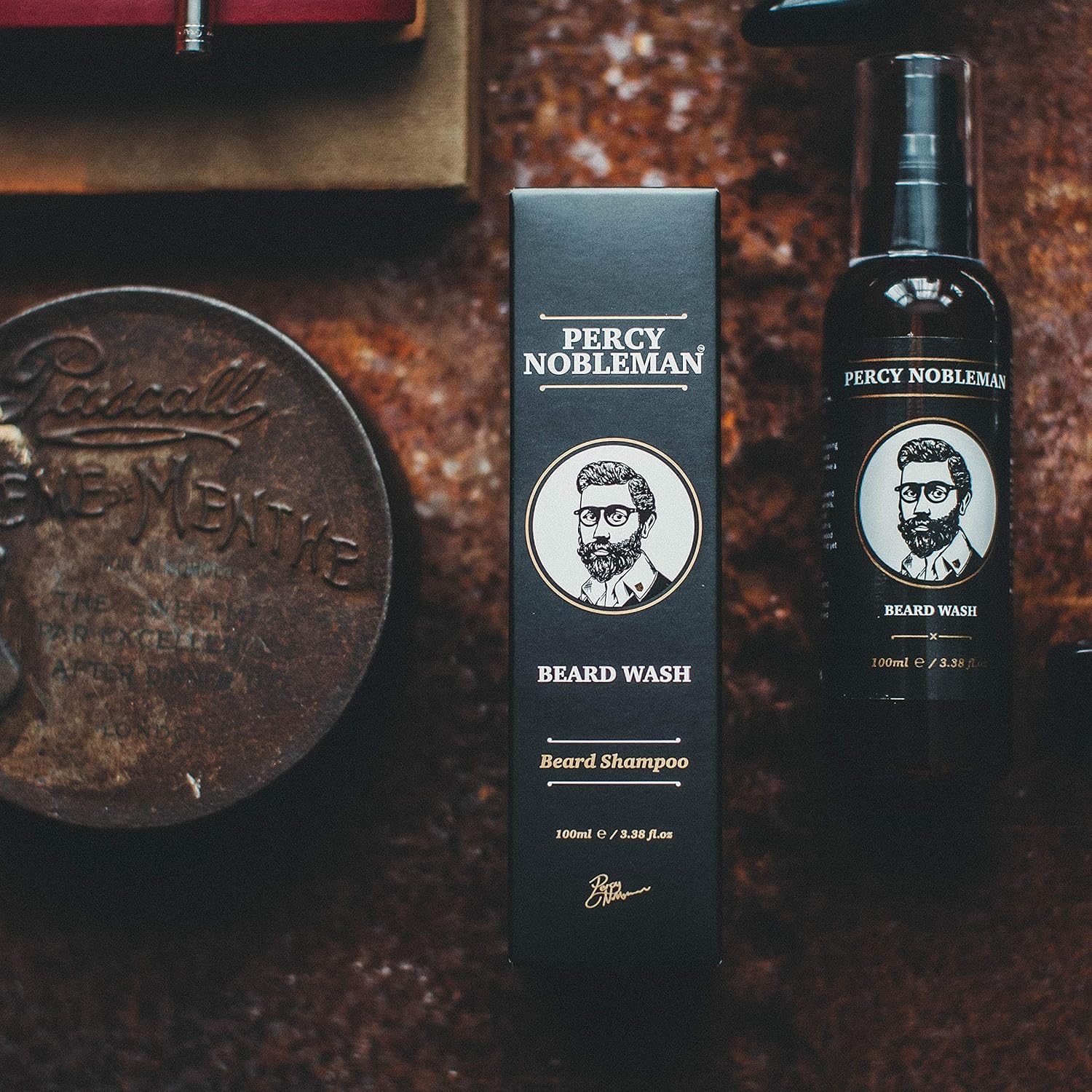 Percy Nobleman Beard Wash A Natural 95% Organic Soap / Shampoo & Conditioner for Men : Amazon.co.uk: Beauty