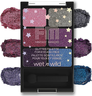 Wet N Wild Fantasy Makers Halloween Glitter Eyeshadow Palette Rest In Pink