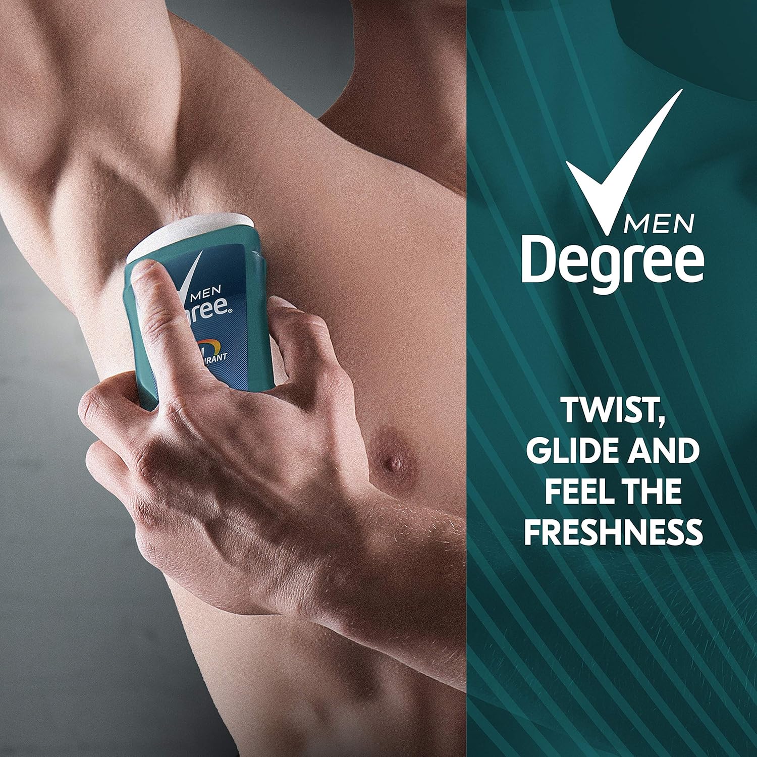Degree Original Antiperspirant Deodorant Cool Rush 48-Hour Sweat & Odor Protection Antiperspirant For Men 2.7 Oz : Beauty & Personal Care