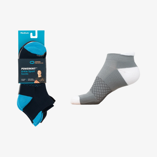 Powerknit Ankle Sport Socks (3 Pairs)