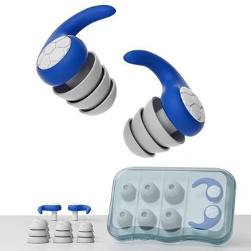 Silicone Ear Plugs, Anti-Noise Waterproof Earplugs for Sleeping, Noise Reduction Plugs Sleep Earplug, Reusable Earplugs for Sleeping, Work, Studying, Travel