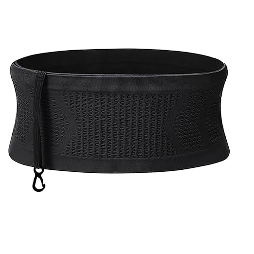 Invisible Seamless Running Waist Bag – Unisex Fitness Belt with Phone Pocket & Hook Bag for Men and Women