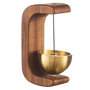 Shopkeepers Bell for Door Opening, Magnetic Shopkeepers Bell Wood Doorbell Wind Chime for Refrigerator, Room, Porch, Garden, Backyard, Restaurant,Home Garden Windchime Housewarming Gift