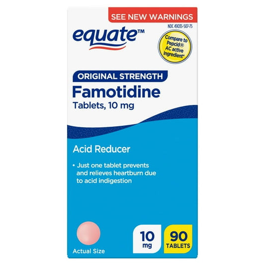 Equate Acid Controller, Original Strength 10 Mg – 90 Tablets (Compare To Pepcid Ac)
