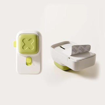 Anti-Pinch Baby Door Stopper with Double Safety Lock – Childproofing Door Guard for Finger Protection