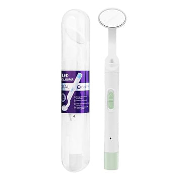 Watles Rechargeable LED Dental Mirror – Anti-Fog Tooth Mirror with Light for Home Use | Professional Oral Care Tool