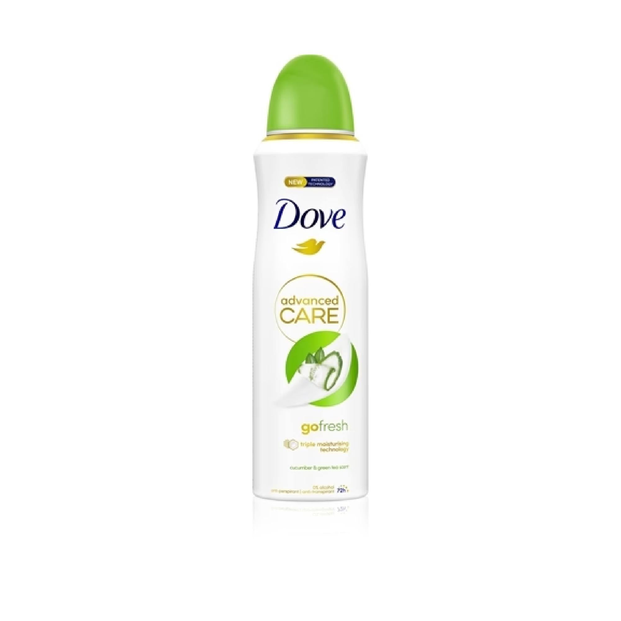 Dove Advanced Care Cucumber & Green Tea Antiperspirant 72H