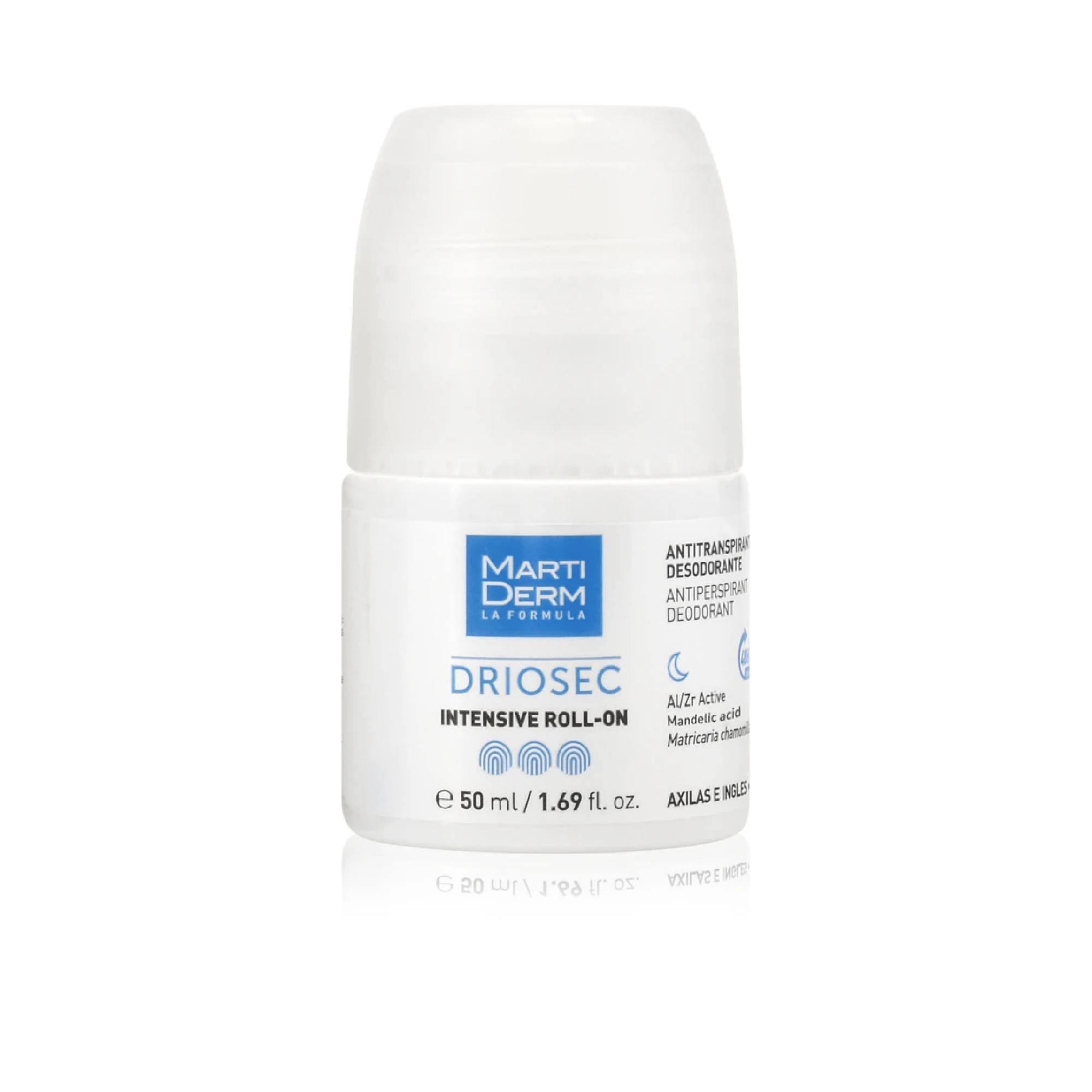 Martiderm Driosec Intensive Roll-On Antiperspirant To Treat Excessive Sweating