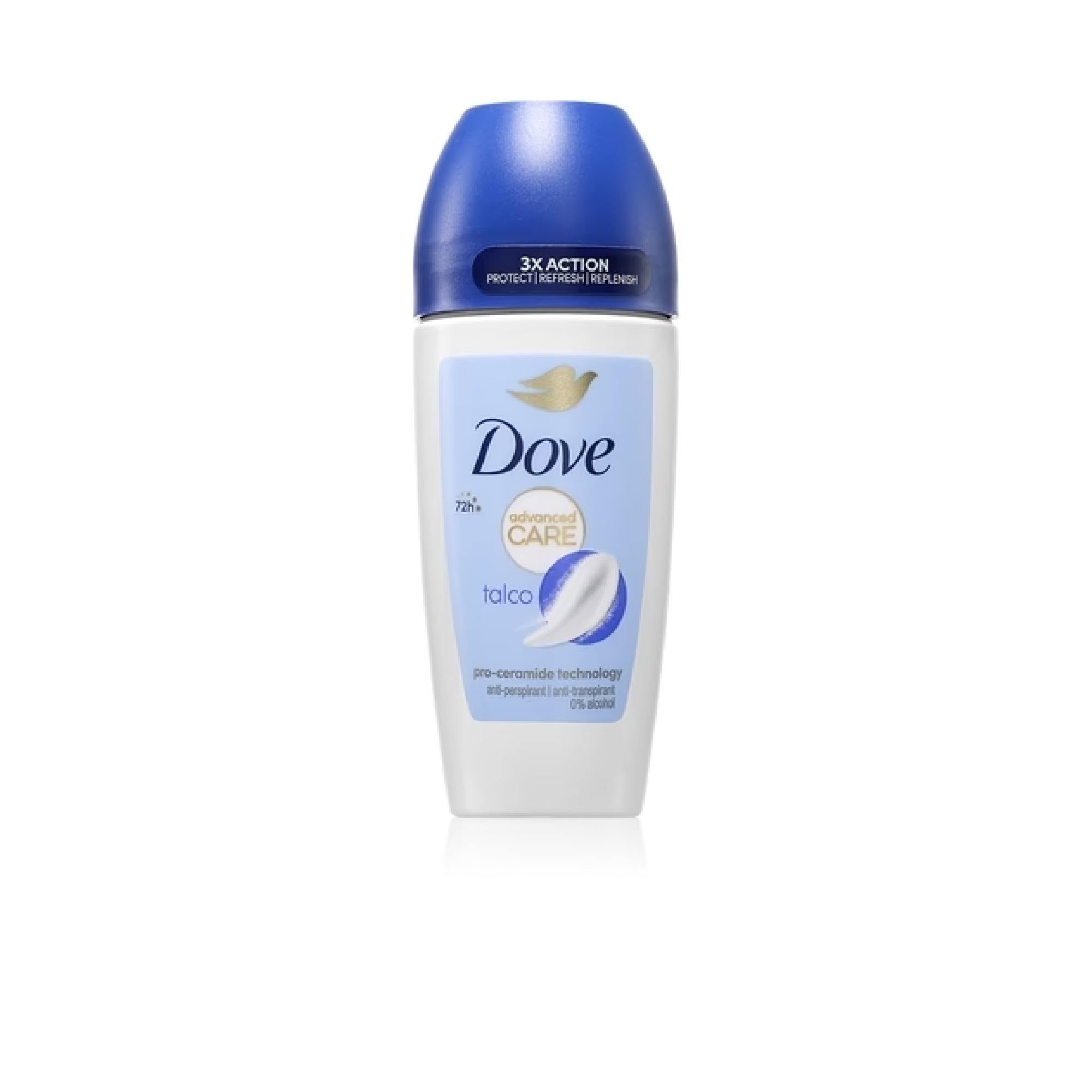 Dove Advanced Care Talco Roll-On Deodorant