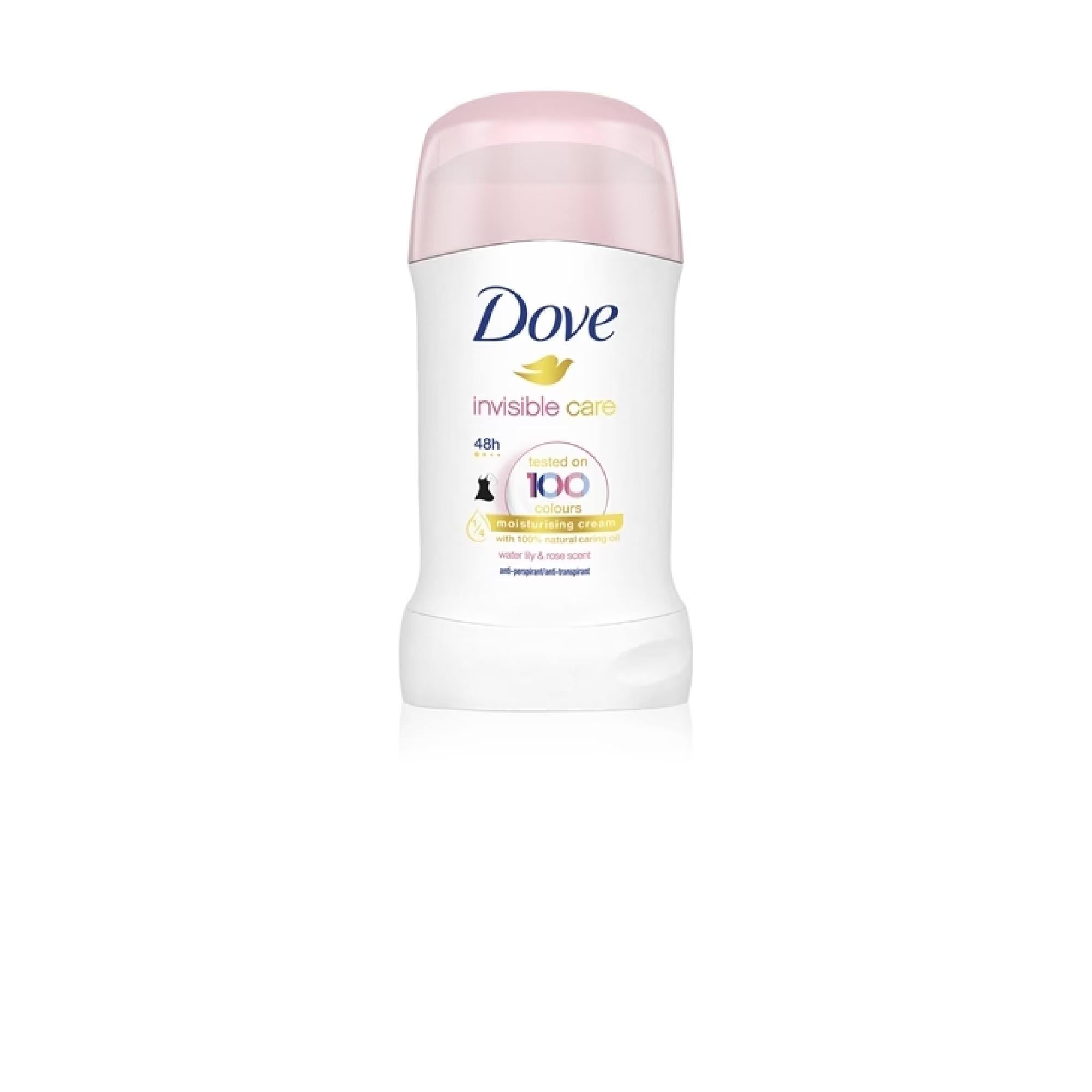 Dove Invisible Care Antiperspirant Antiperspirant Stick With Anti-White Mark Effect Without Alcohol