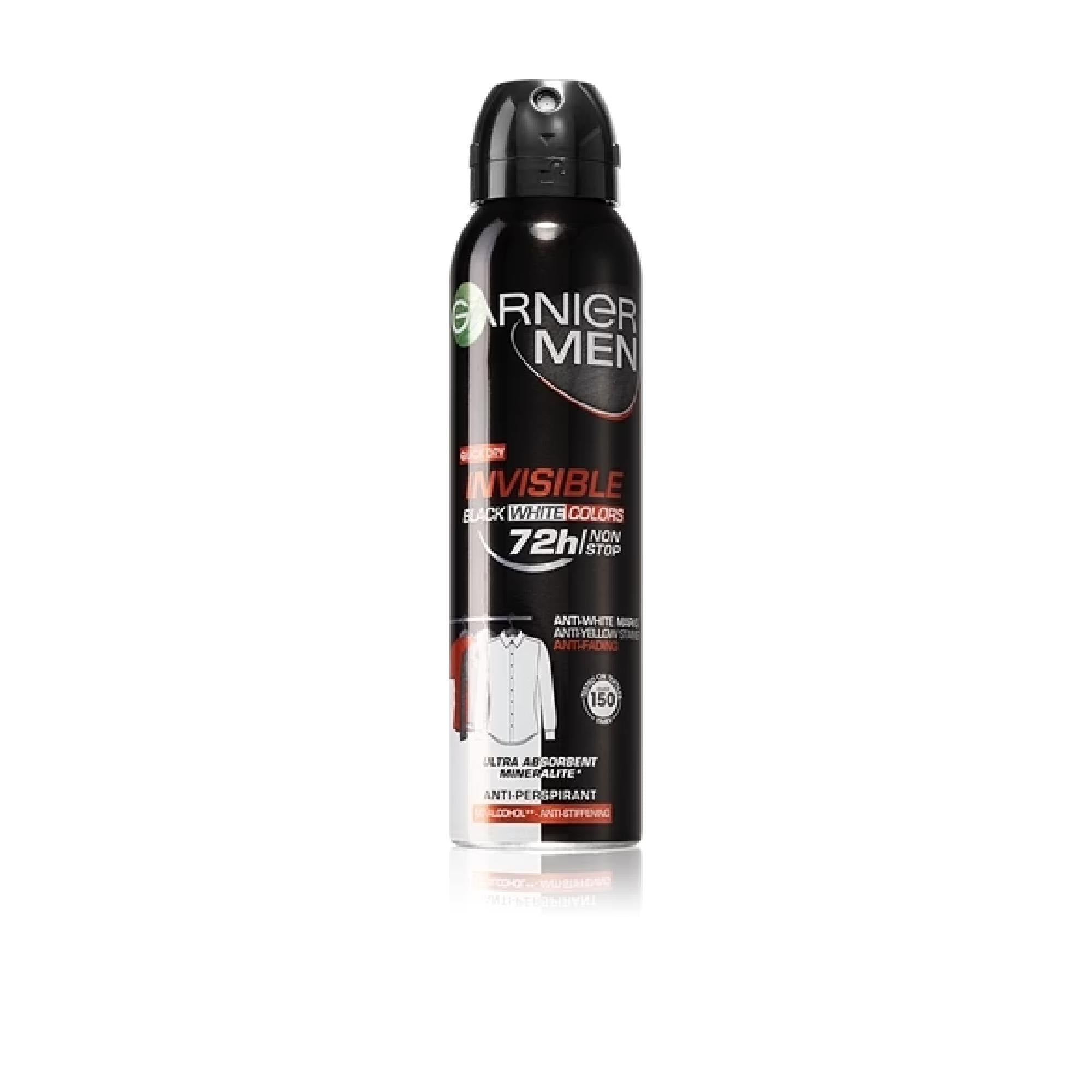 Garnier Men Mineral Neutralizer Antiperspirant Spray To Treat White Marks