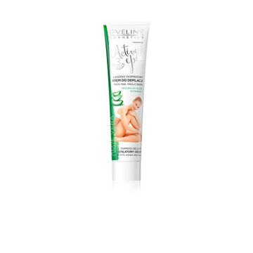 Eveline Cosmetics Active Epil Hair Removal Cream For Arms, Underarms And Bikini Line With Aloe Vera