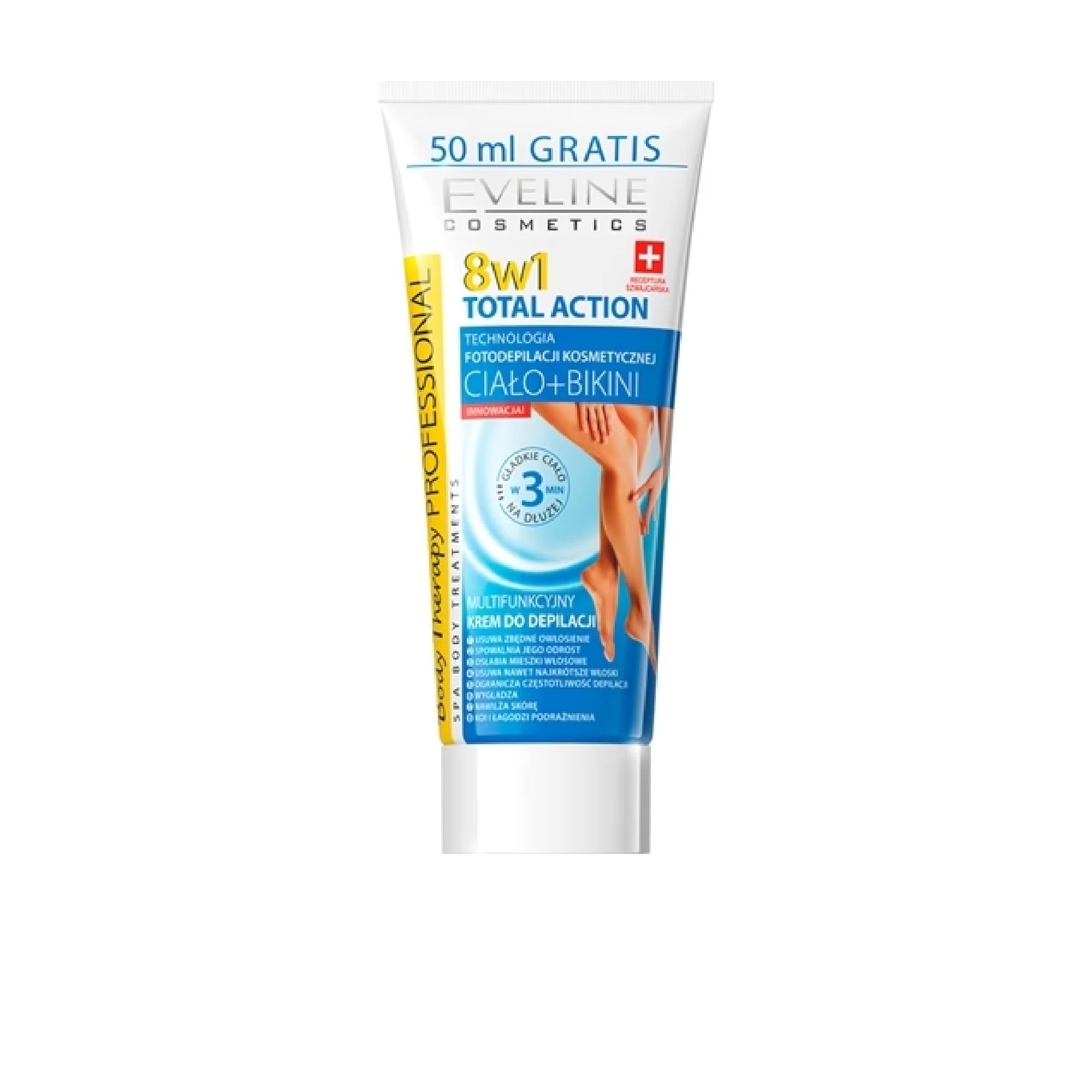 Eveline Cosmetics Total Action Hair Removal Cream For Legs 8-In-1