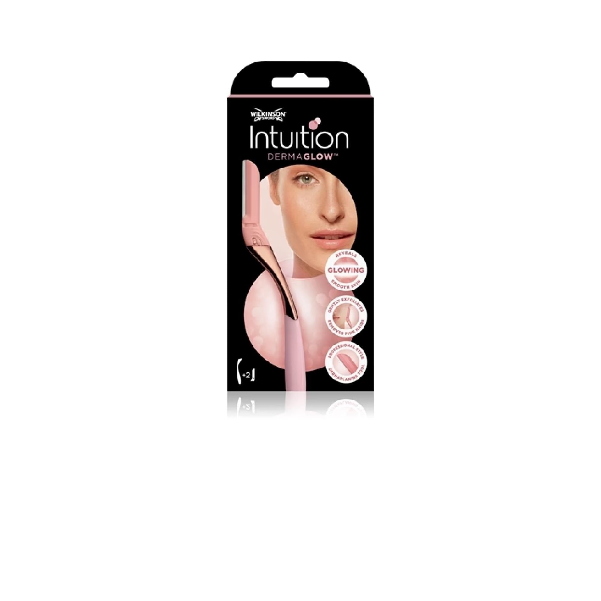 Wilkinson Sword Intuition Dermaglow Razor + 2 Replacement Heads