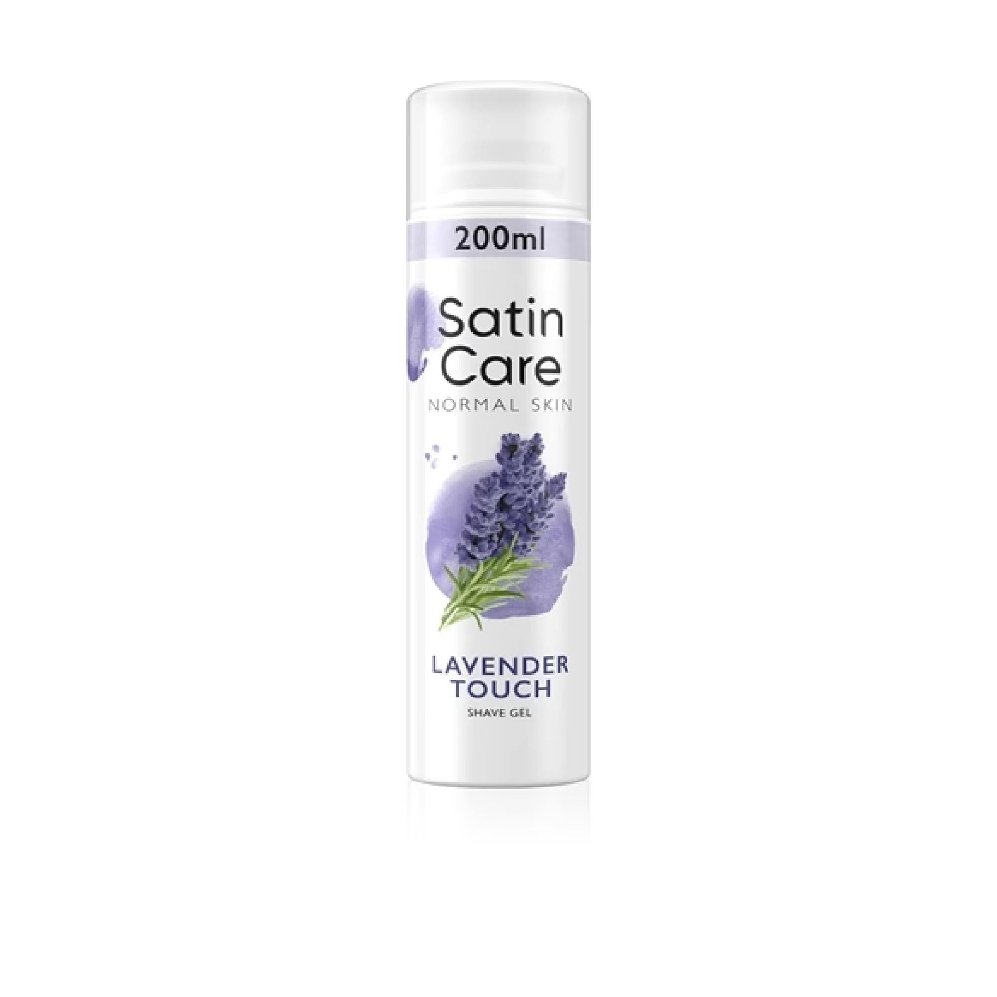 Gillette Satin Care Lavender Touch Shaving Gel For Women