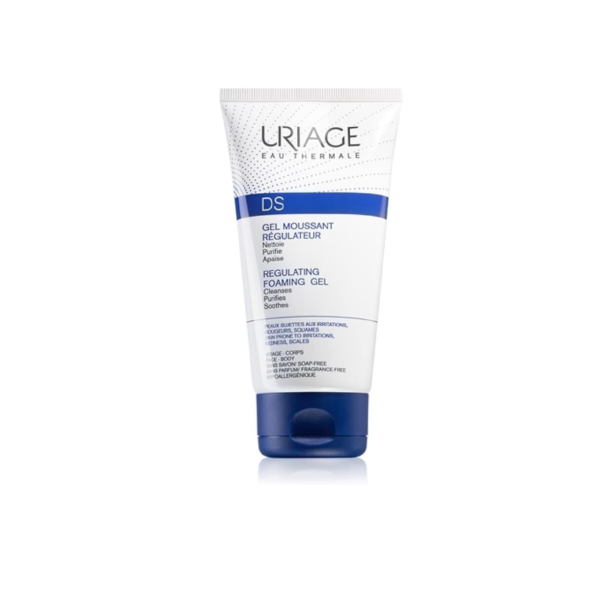 Uriage Ds Regulating Foaming Gel Soothing Gel For Dry And Itchy Skin