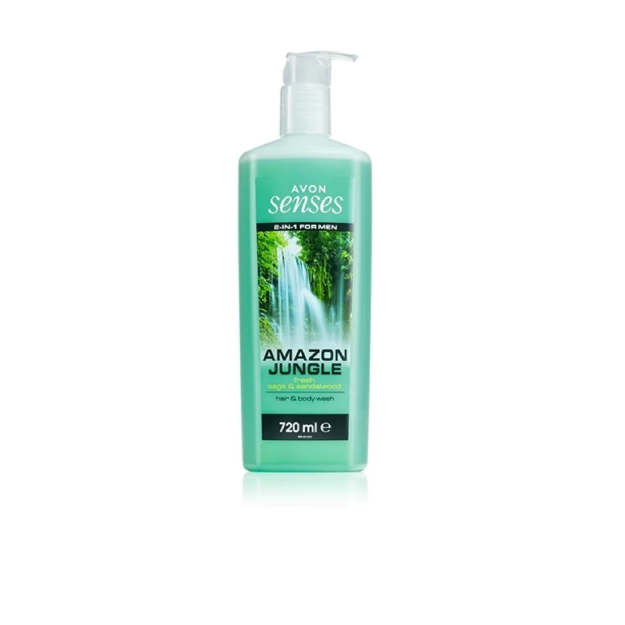 Avon Senses Amazon Jungle Body And Hair Shower Gel For Men