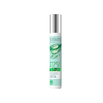 Eveline Cosmetics Organic Aloe+Collagen Eye Roll-On With Moisturising Effect