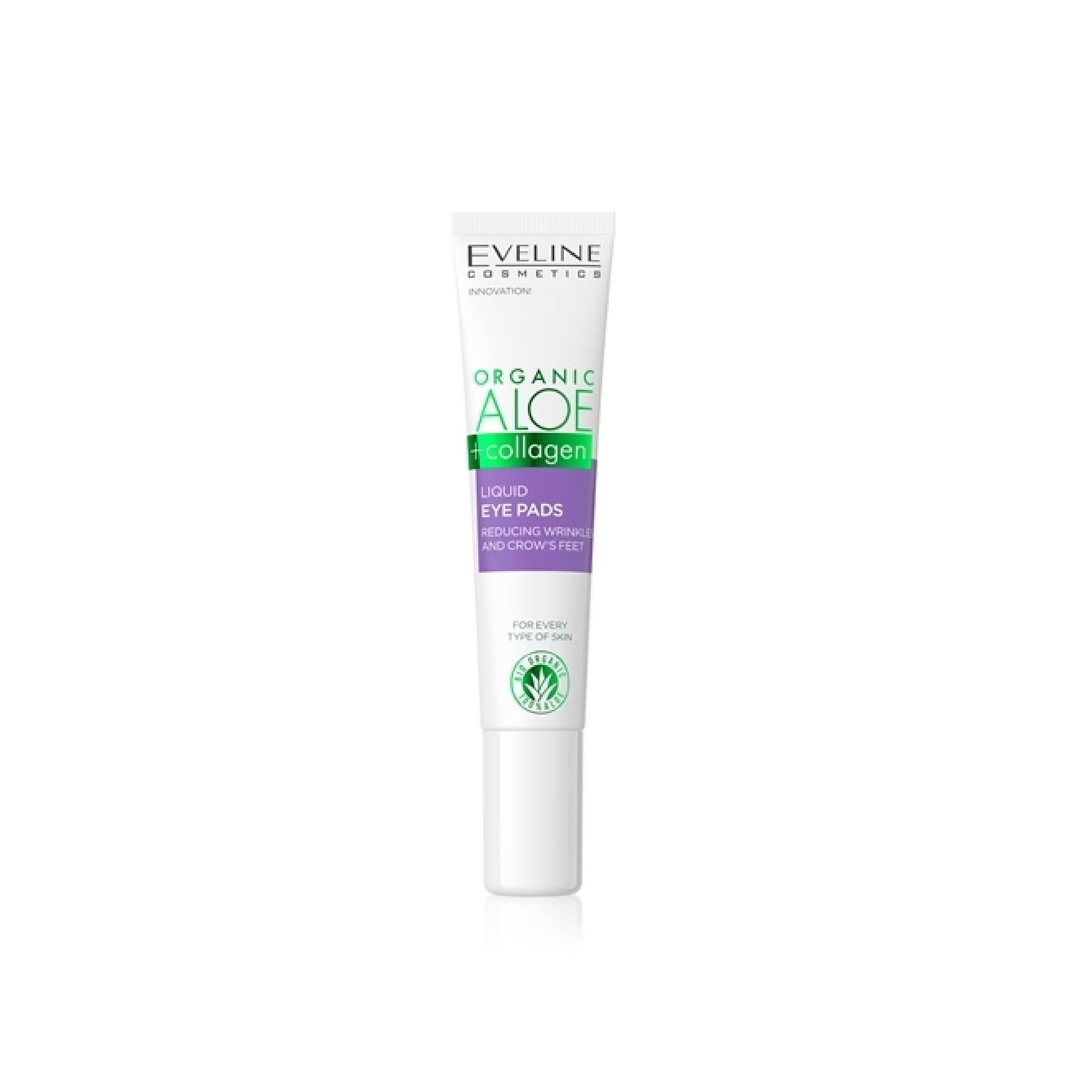 Eveline Cosmetics Organic Aloe+Collagen Eye Gel With Anti-Wrinkle Effect