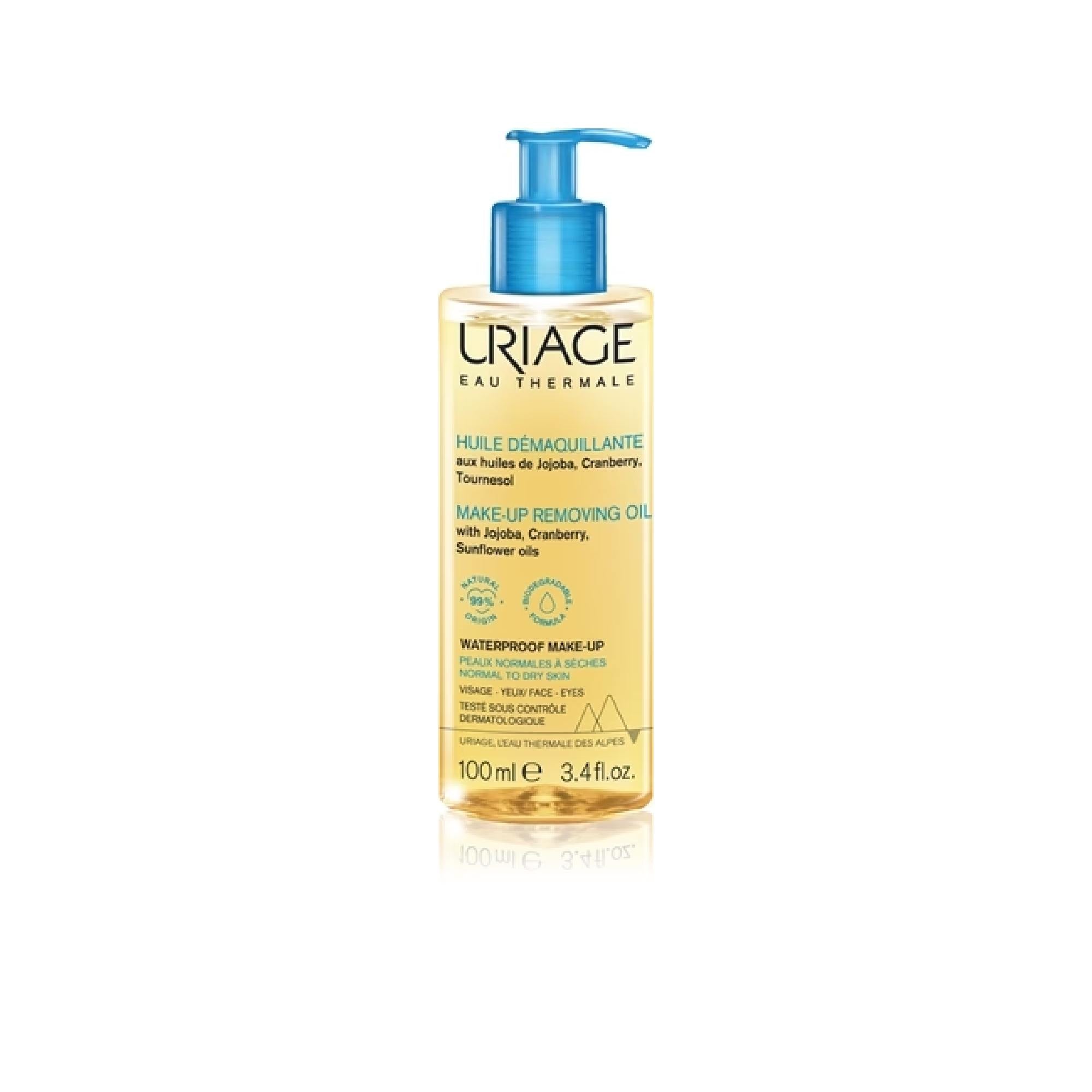 Uriage Hygiène Make-Up Removing Oil Cleansing Oil For Normal To Dry Skin