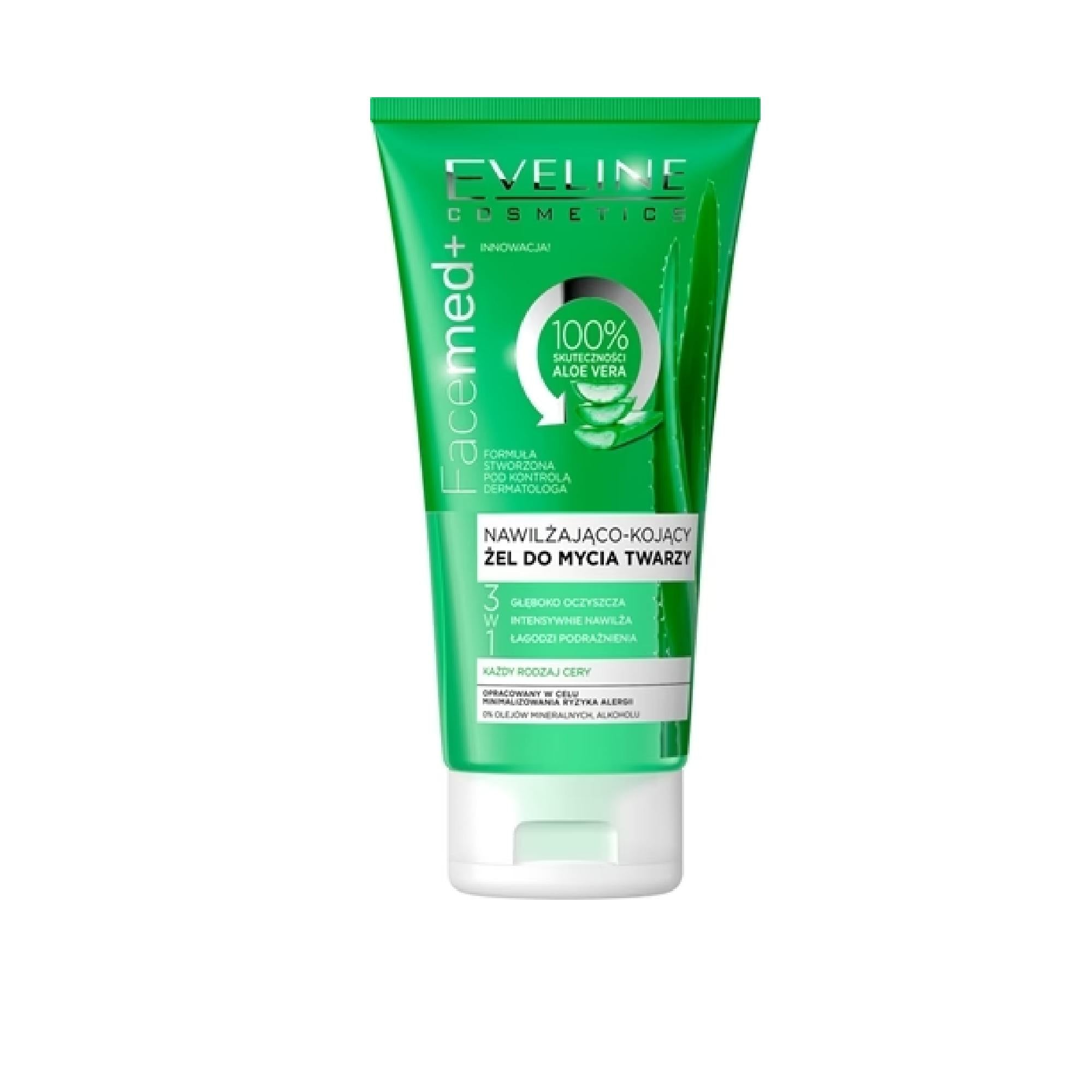 Eveline Cosmetics Facemed+ Moisturising Cleansing Gel With Aloe Vera