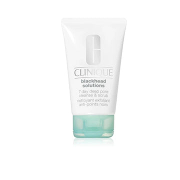 Clinique Blackhead Solutions 7 Day Deep Pore Cleanse & Scrub Exfoliating Face Cleanser To Treat Blackheads