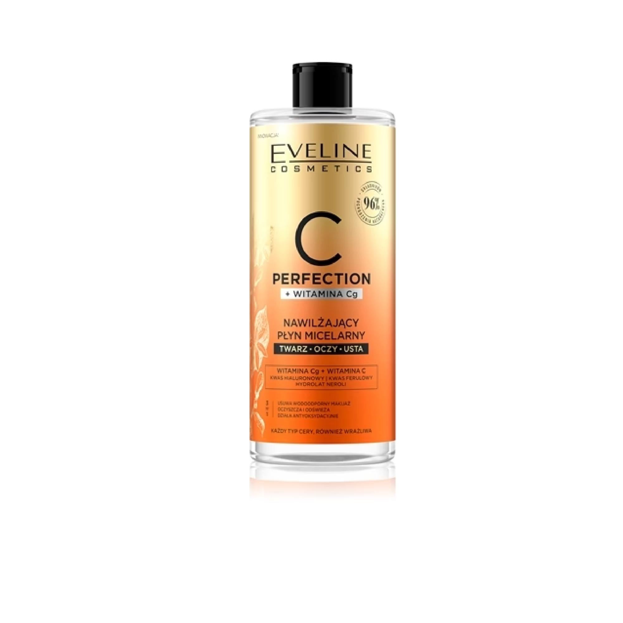 Eveline Cosmetics C Perfection Moisturising Micellar Water With Vitamin C