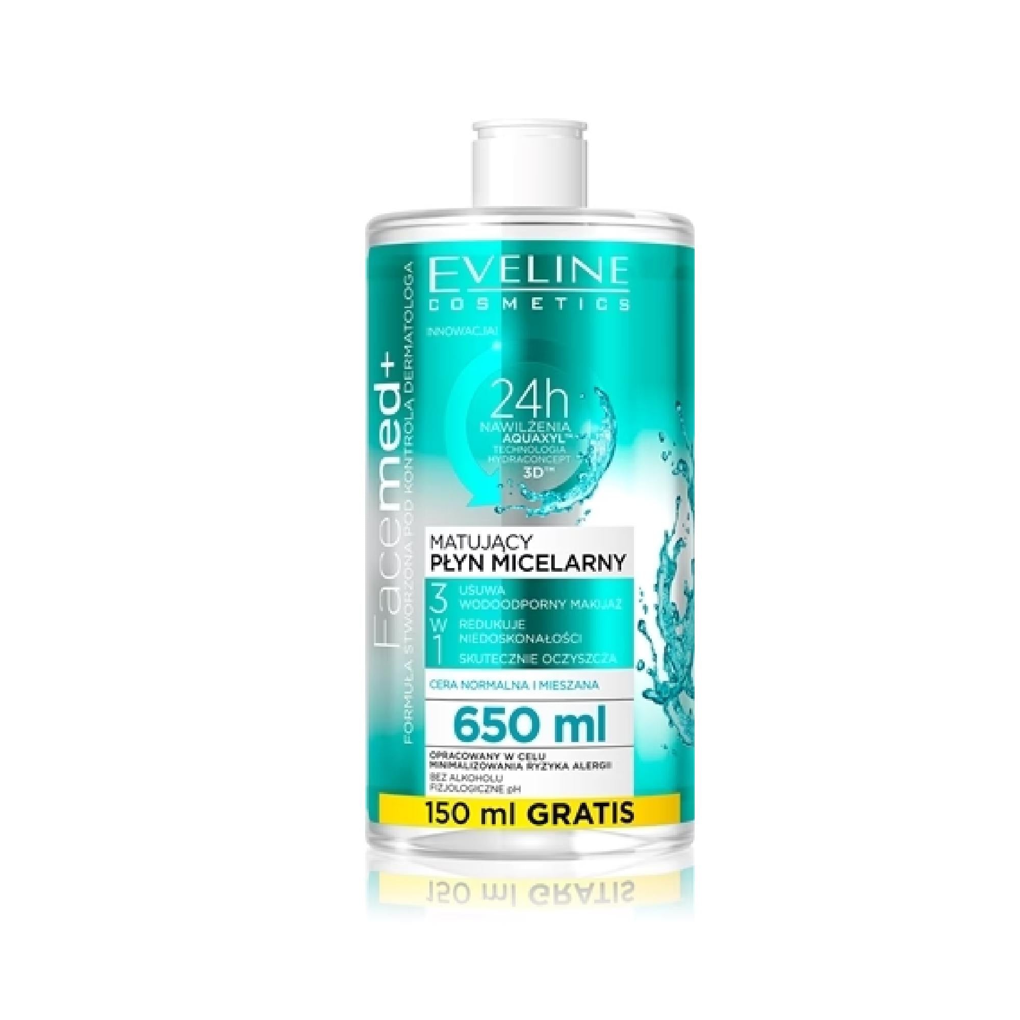 Eveline Cosmetics Facemed+ Mattifying Micellar Water