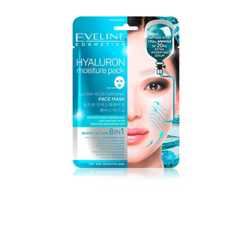Eveline Cosmetics Hyaluron Moisture Pack Super Hydrating Soothing Sheet Mask
