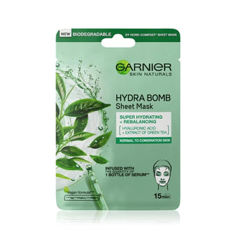 Garnier Skin Naturals Moisture+Freshness Super Hydrating Cleansing Sheet Mask For Normal And Combination Skin