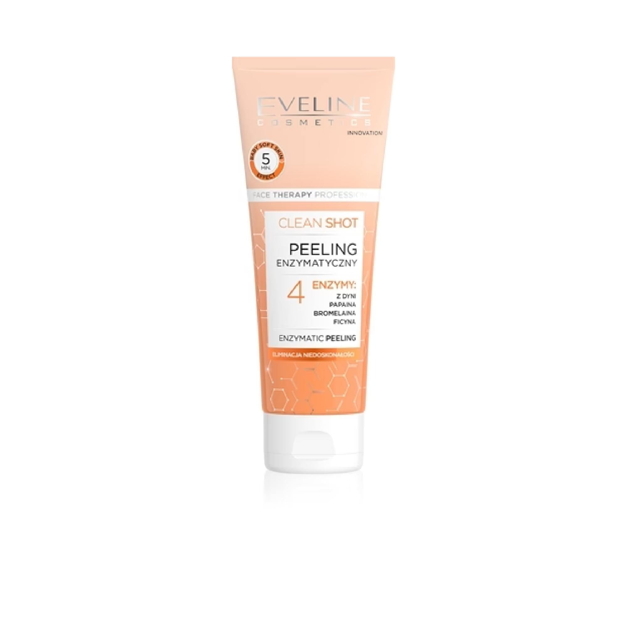 Eveline Cosmetics Clean Shot 4 Enzymes Enzymatic Scrub To Treat Skin Imperfections