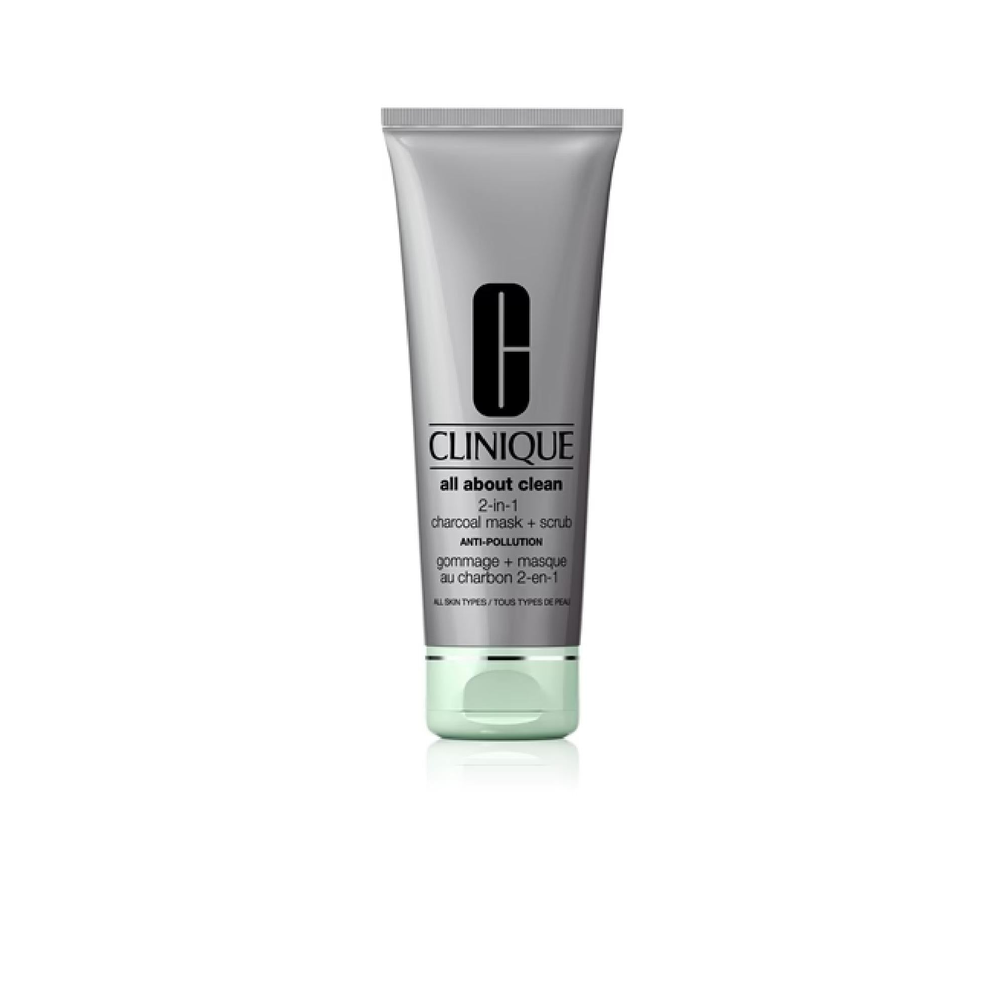 Clinique All About Clean 2-In-1 Charcoal Mask + Scrub Cleansing Face Mask