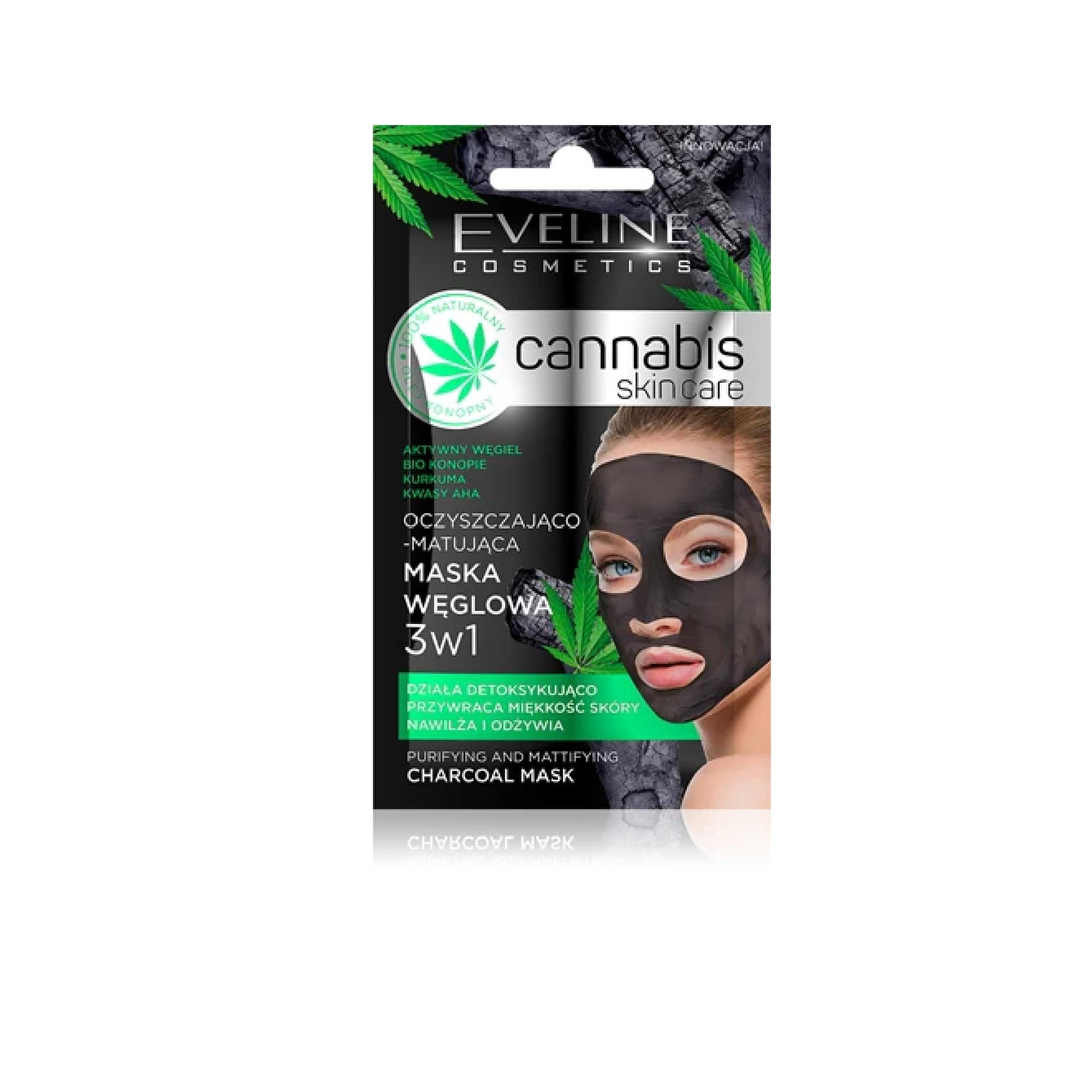 Eveline Cosmetics Cannabis Cleansing Clay Face Mask