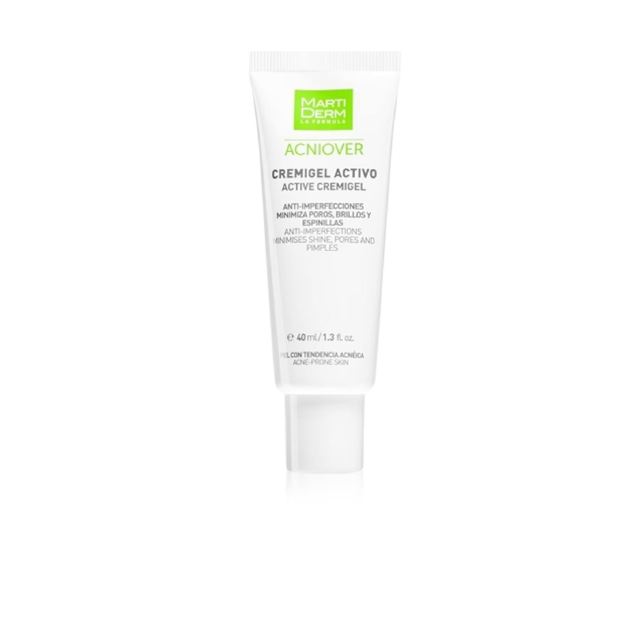 Martiderm Acniover Active Cremigel Creamy Gel Against Imperfections In Acne-Prone Skin