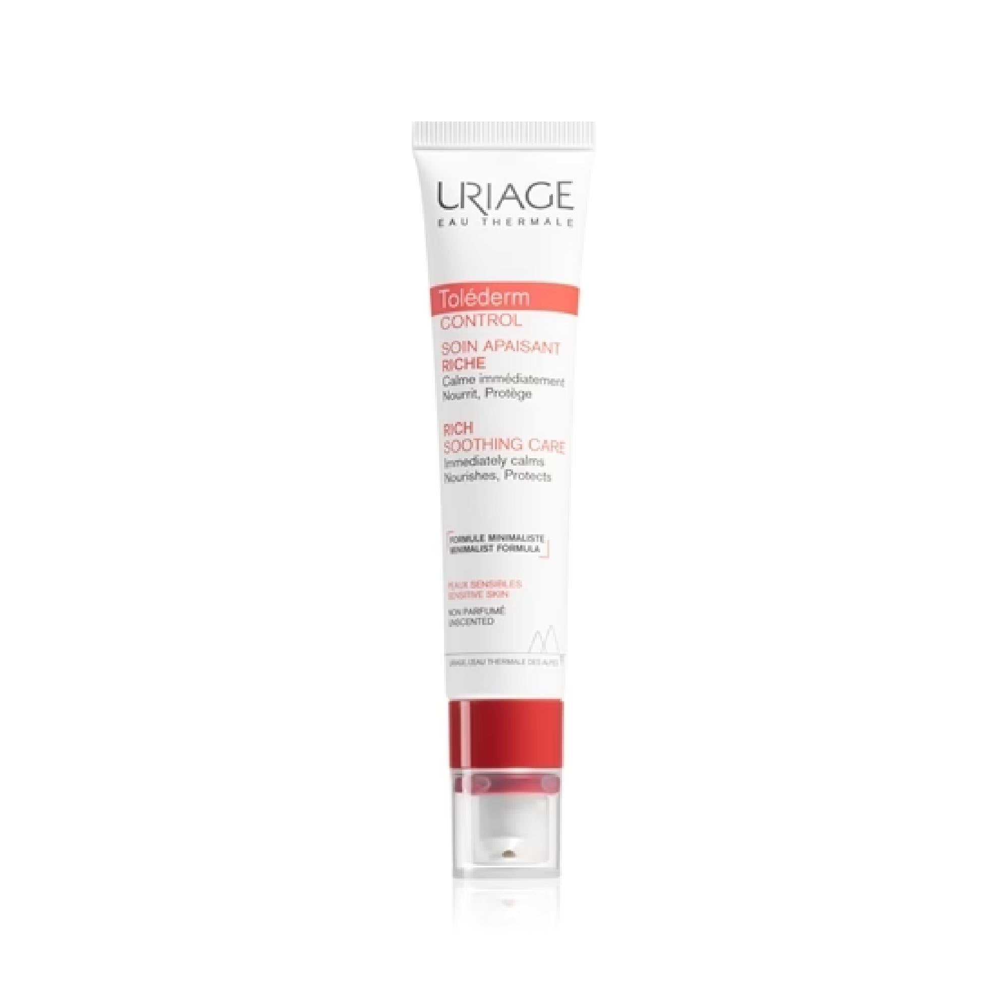 Uriage Toléderm Control Rich Soothing Care Nourishing Soothing Cream For Sensitive And Intolerant Skin