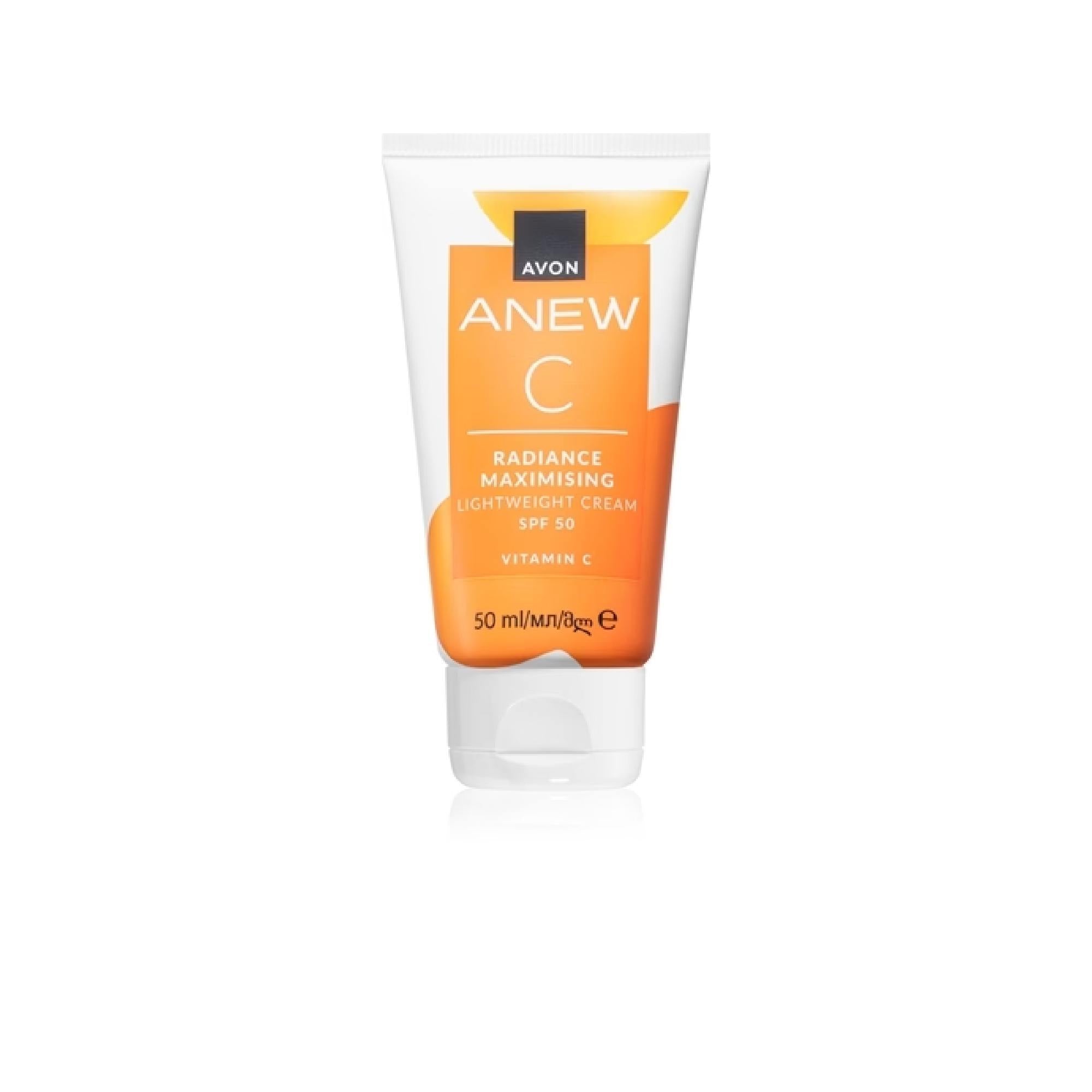 Avon Anew C Radiance Maximising Light Day Cream Spf 50