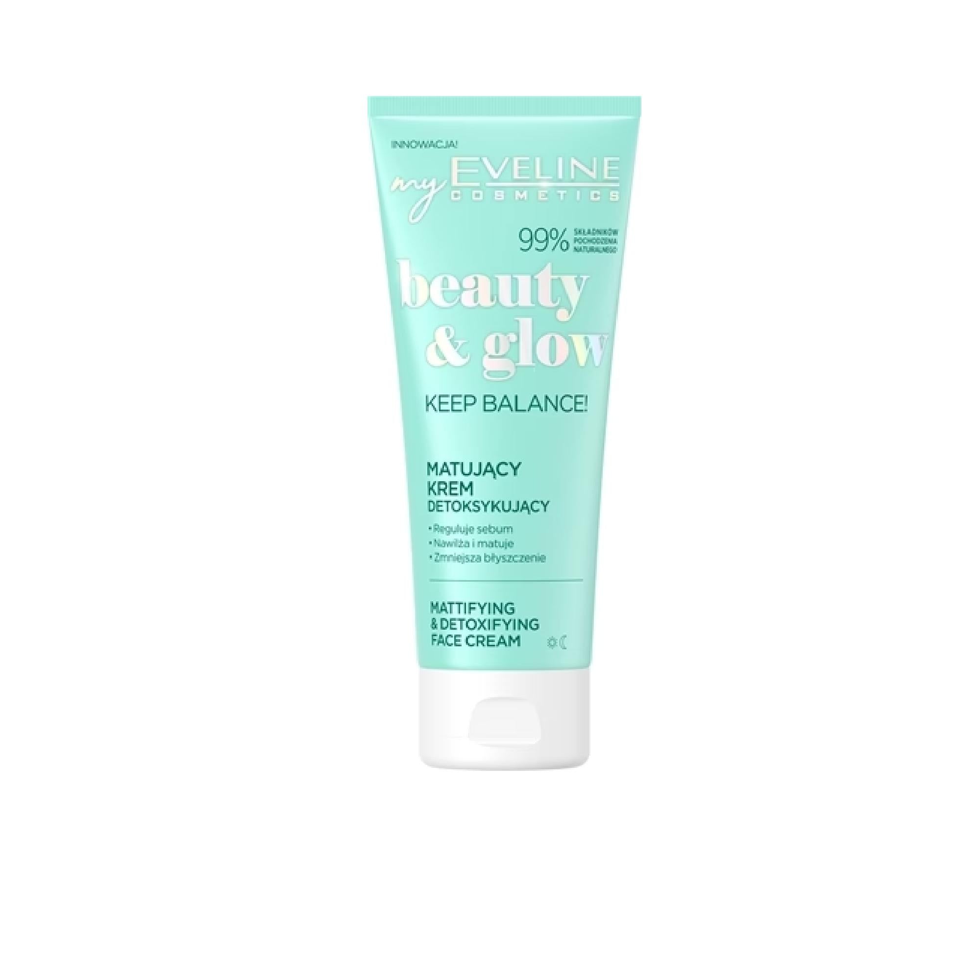 Eveline Cosmetics Beauty & Glow Keep Balance! Mattifying Cream With Detoxifying Effect