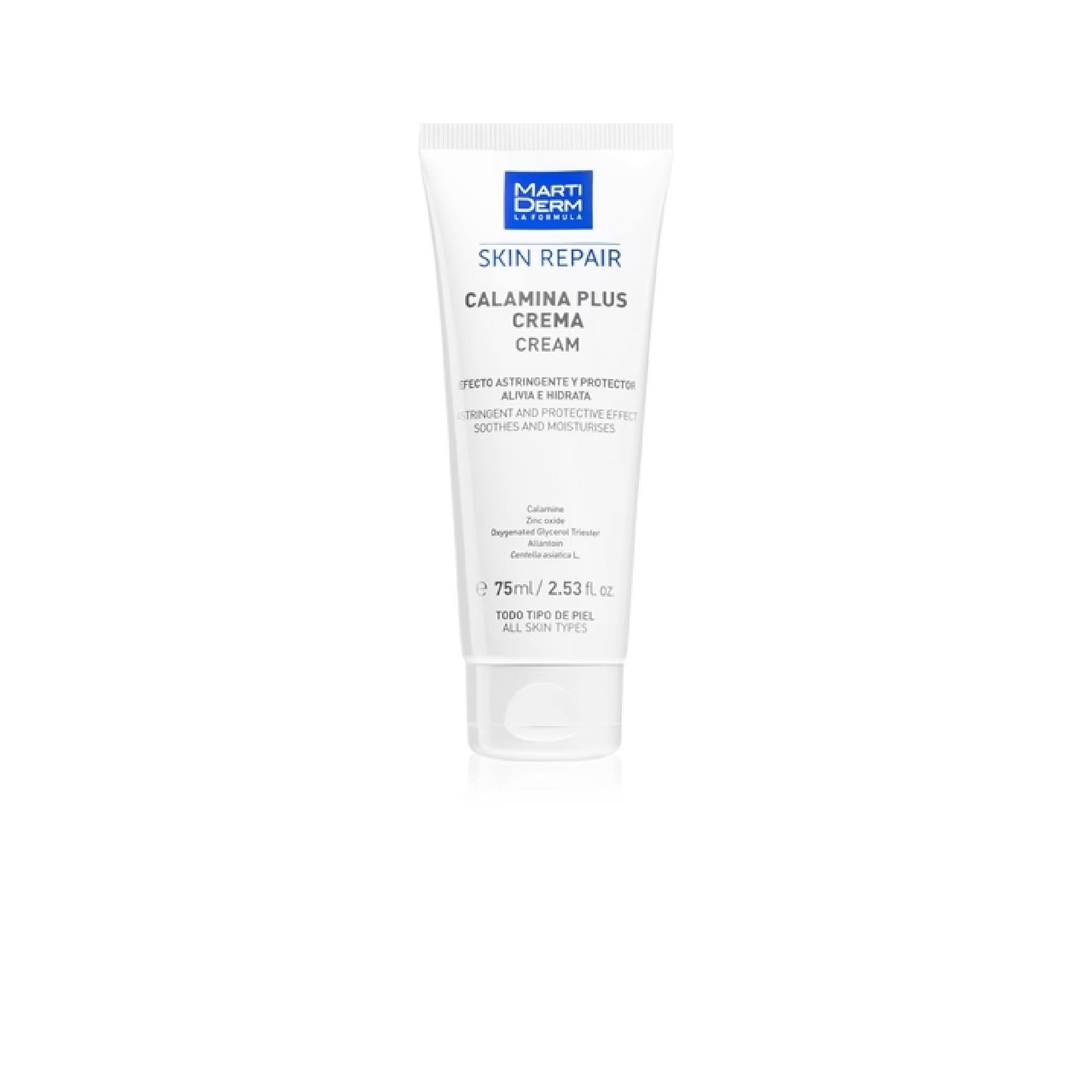 Martiderm Skin Repair Calamina Plus Restoring Cream For Itchy And Irritated Skin